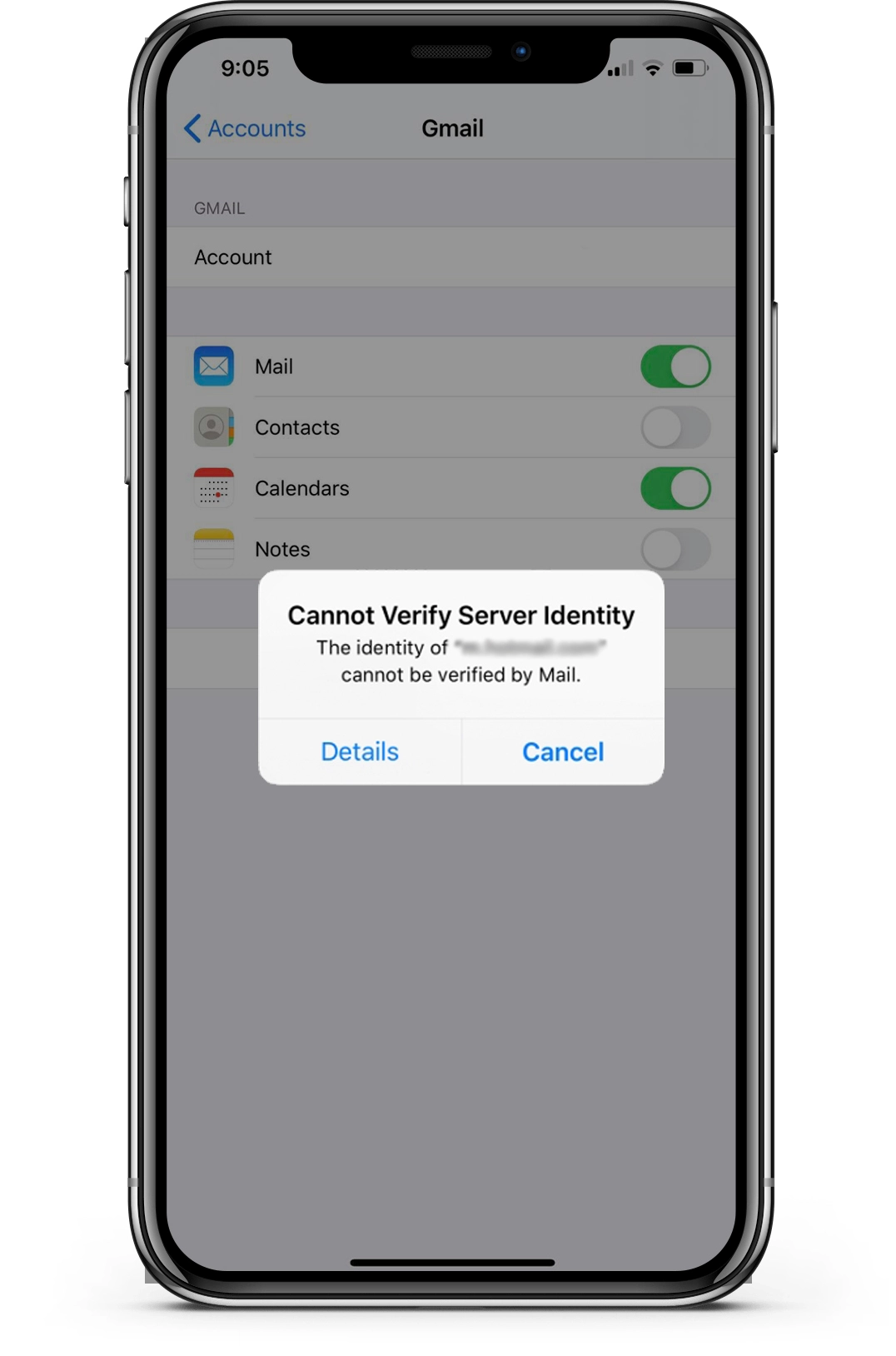 What is Iphone Cannot Verify Server Identity Error