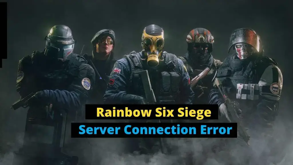 rainbow six siege server connection error