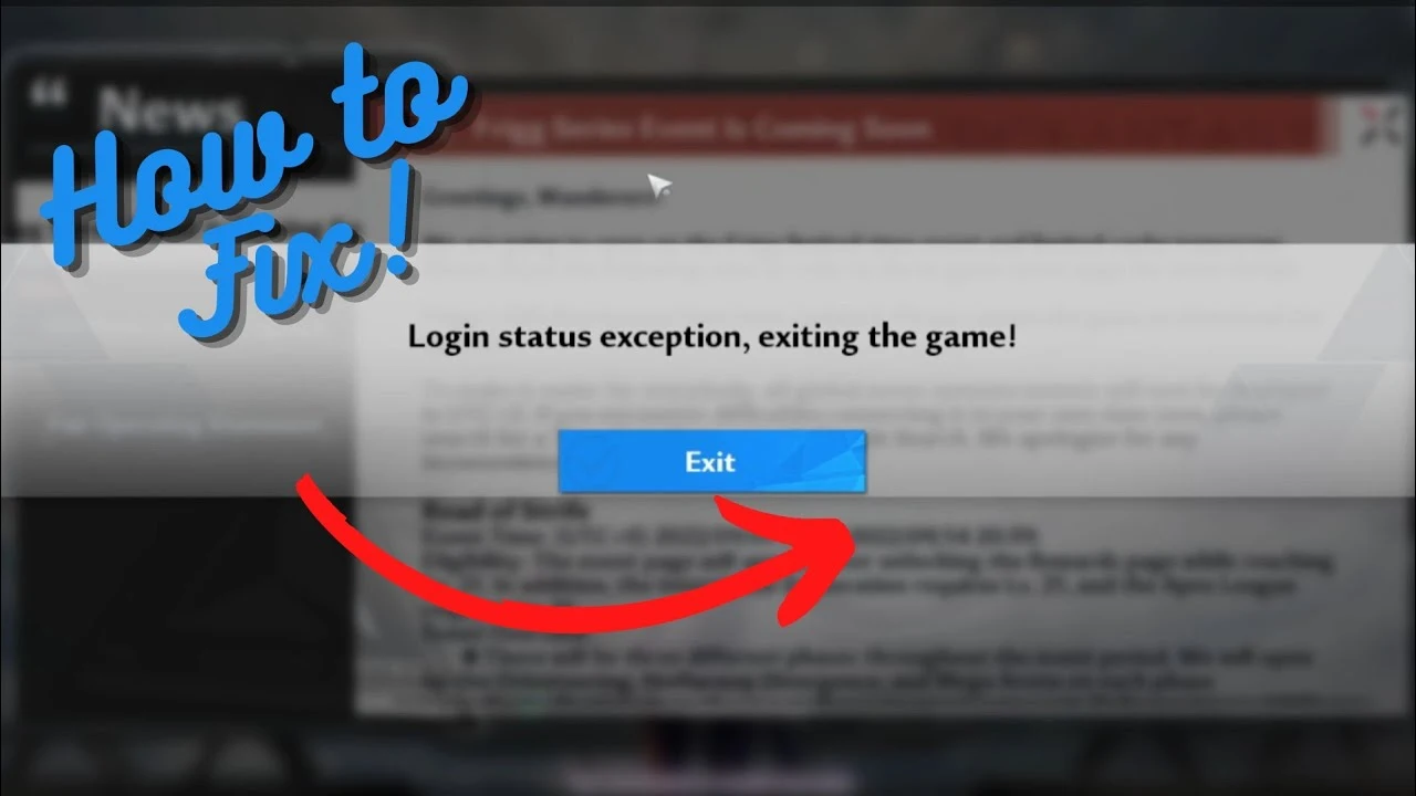 did you get the Login Exception error on tower of fantasy game.